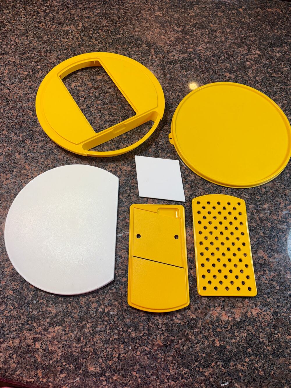 Vintage Tupperware Kitchen Work Unit Harvest Gold Retro